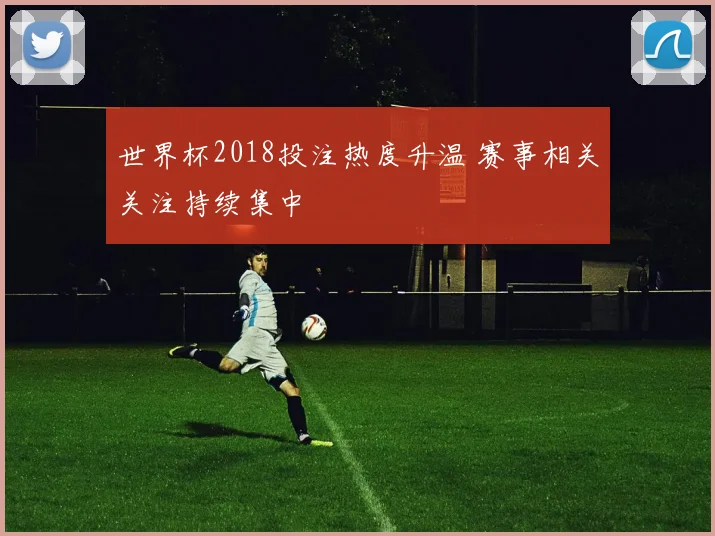 世界杯2018投注热度升温 赛事相关关注持续集中